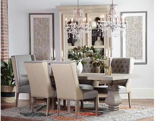 Becker extendable cheap wooden dining table